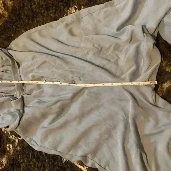 19 COOPER LIGHT BABY BLUE RUFFLE SLEEVE JUMPSUIT - Picture 10 of 10